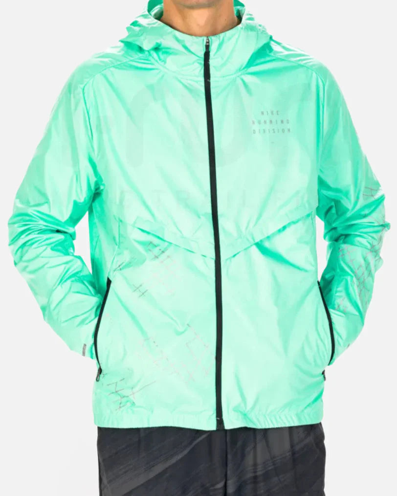 Veste Nike running - vert d*vis*on