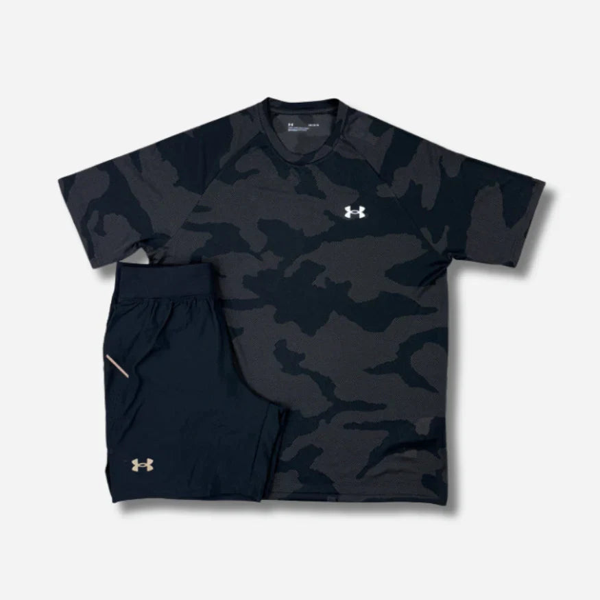 Ensemble short/t-shirt U*d*r A. Noir